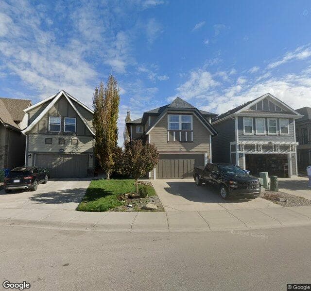 Street view of 95 Mahogany Way SE, Calgary