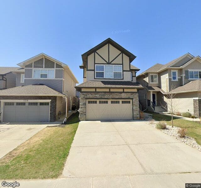 Street view of 7312 Edgemont Way NW, Edmonton