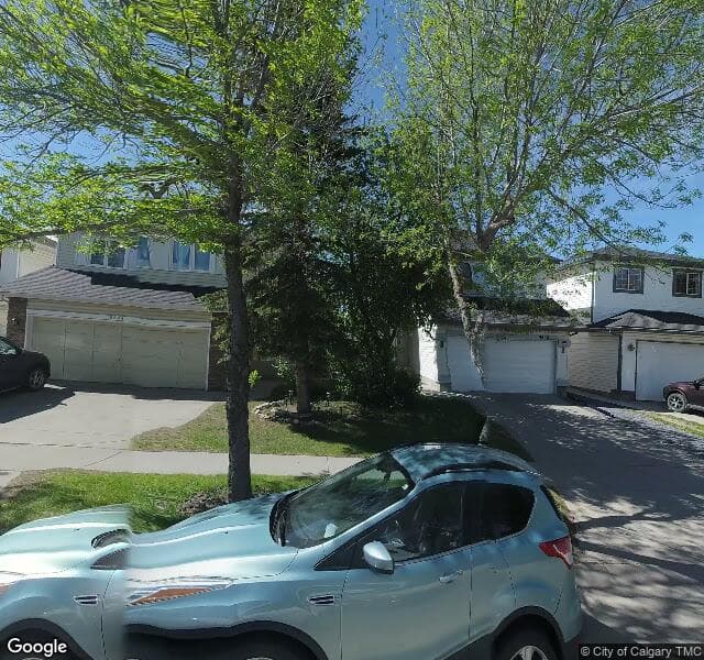 Street view of 9890 Hidden Valley Drive NW, Calgary