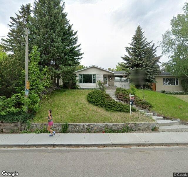 Street view of 1331 Hamilton Street NW, Calgary