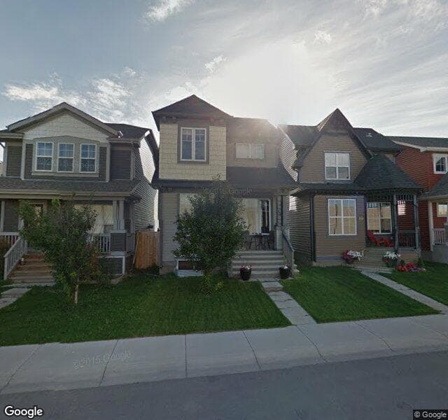 Street view of 75 Auburn Bay Crescent SE, Calgary