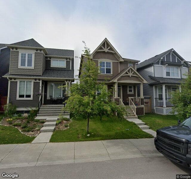 Street view of 23 Auburn Meadows Gardens SE, Calgary