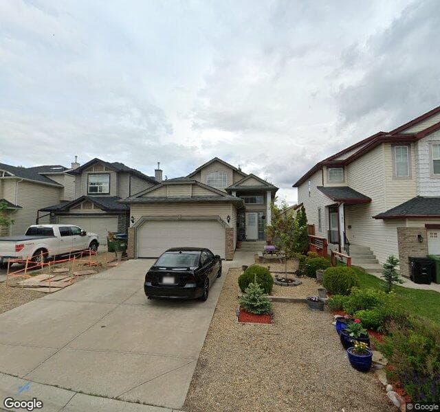 Street view of 480 Bridlemeadows Common SW, Calgary
