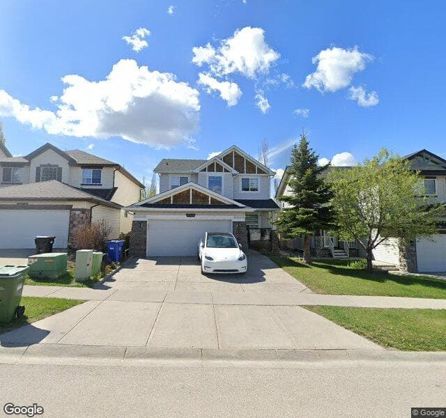 Street view of 11425 Rockyvalley Drive NW, Calgary