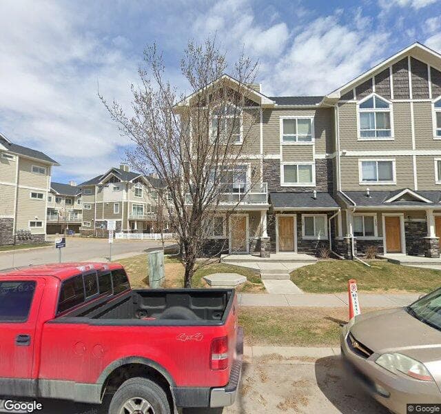 Street view of 98 Skyview Ranch Gardens NE, Calgary