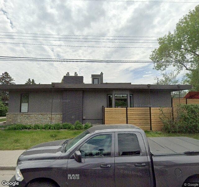 Street view of 1239 18 Street NW, Calgary