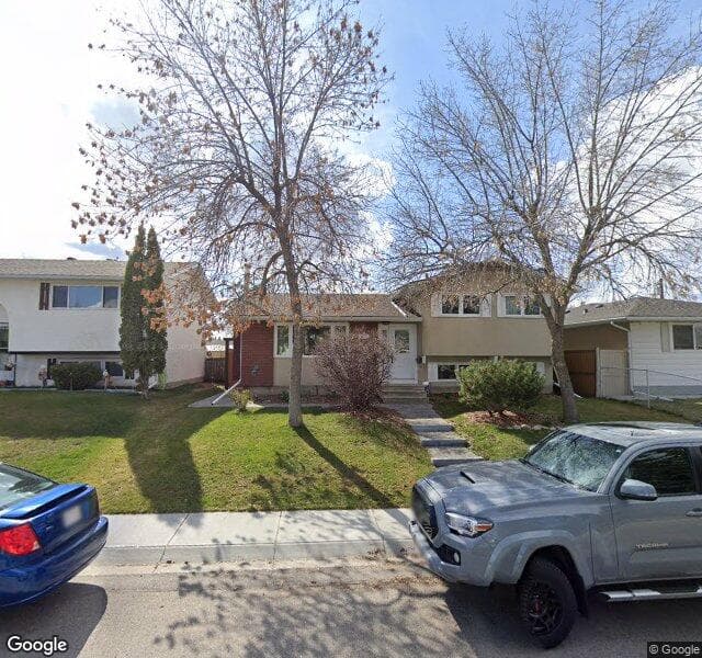 Street view of 47 Pensville Road SE, Calgary