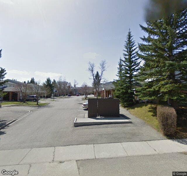 Street view of 49-2815 Palliser Drive SW, Calgary