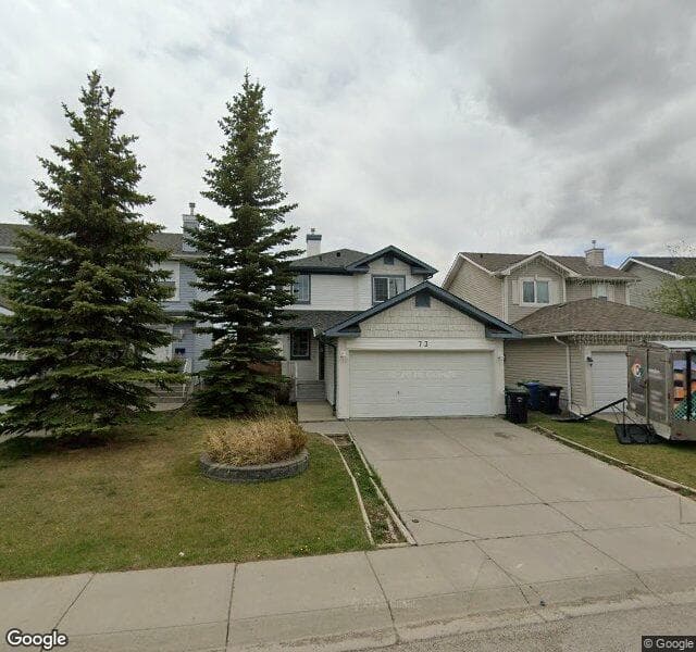 Street view of 73 Rocky Ridge Heath NW, Calgary