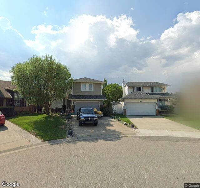 Street view of 76 Riverbirch Court SE, Calgary