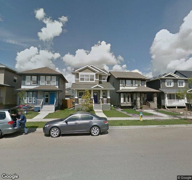 Street view of 945 Crystallina Nera Way NW, Edmonton