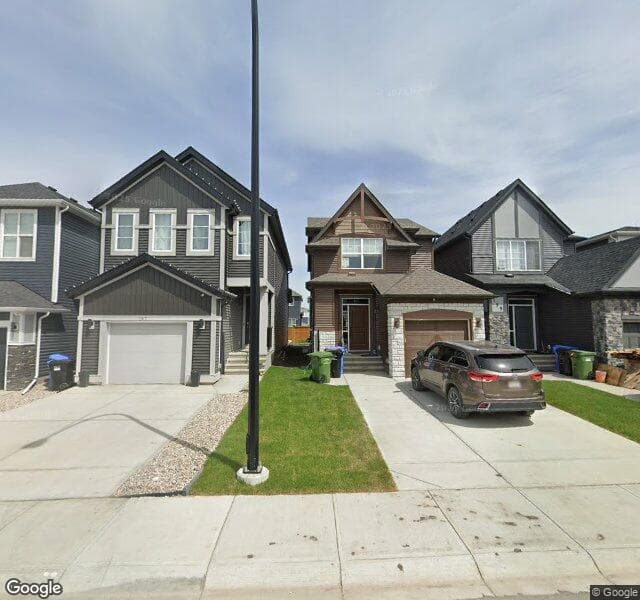 Street view of 163 Belmont Crescent SW, Calgary