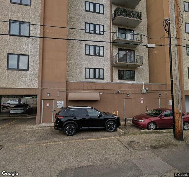 Street view of 503-10015 119 Street NW, Edmonton