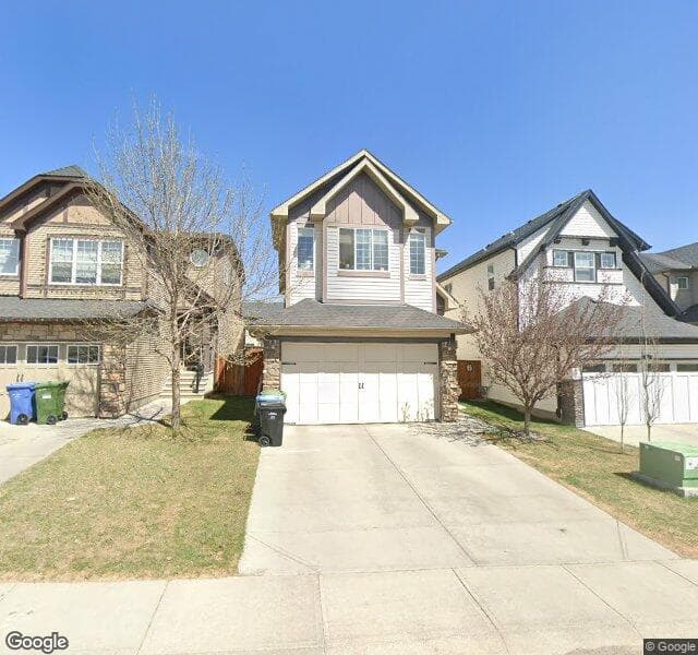 Street view of 22 Sage Valley Manor NW, Calgary