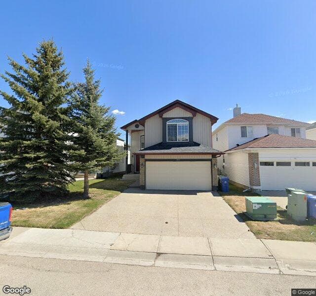Street view of 100 Coventry Circle NE, Calgary