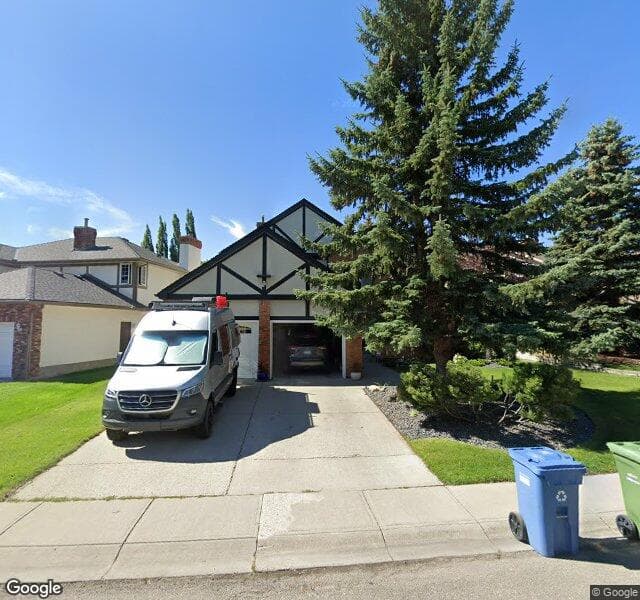 Street view of 6923 Christie Estate Boulevard SW, Calgary