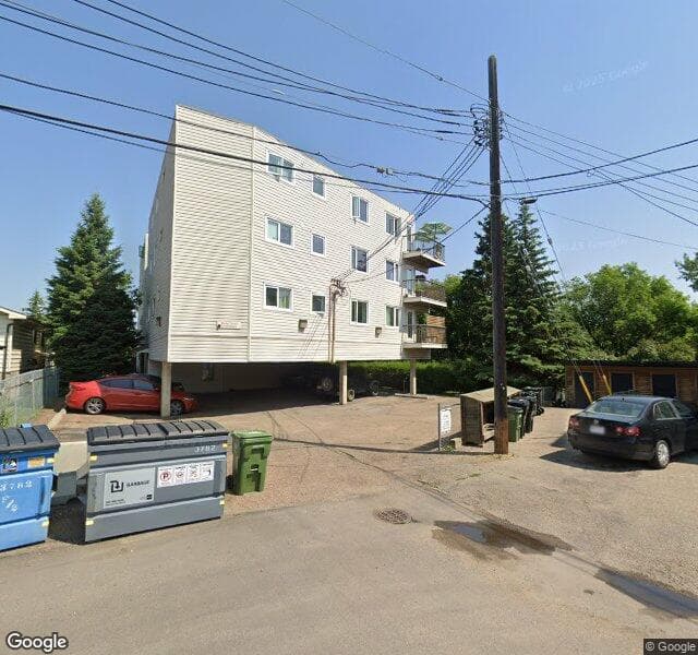 Street view of 101-9505 77 Avenue NW, Edmonton