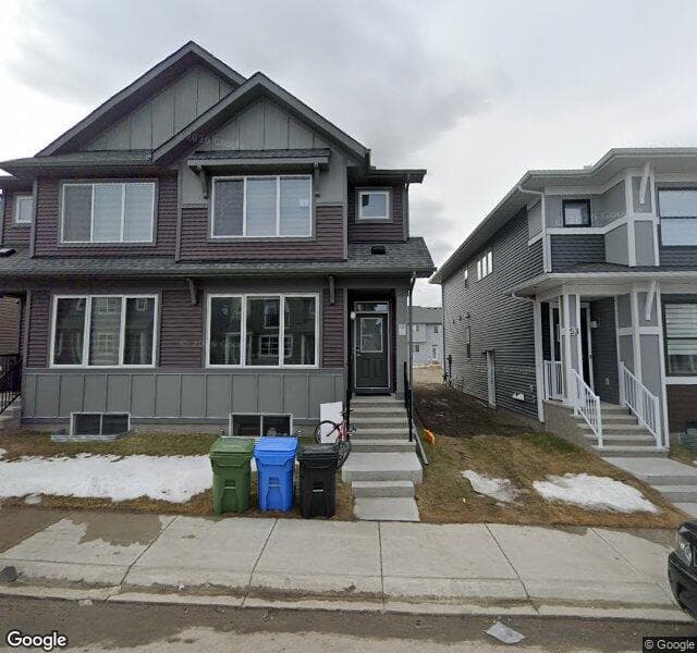 Street view of 57 Savanna Place NE, Calgary