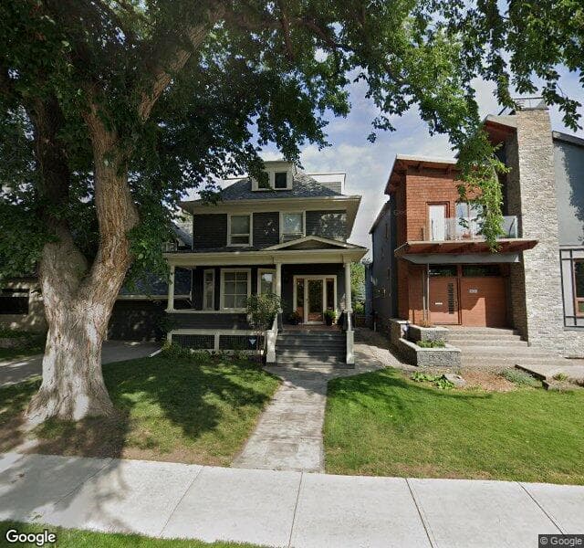 Street view of 616 Rideau Road SW, Calgary