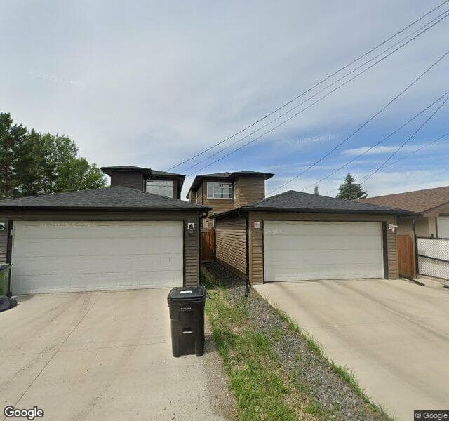 Street view of 10705 154 Street NW, Edmonton