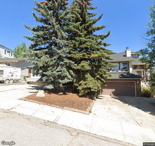 Street view of 76 Stradwick Rise SW, Calgary