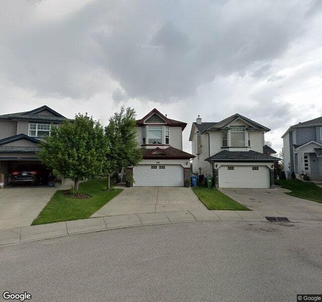 Street view of 98 Bridlewood Way SW, Calgary