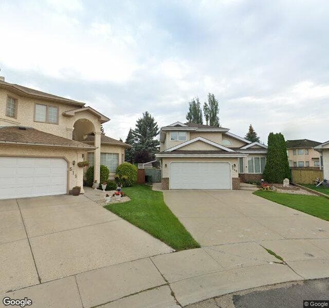 Street view of 520 Burton Close NW, Edmonton