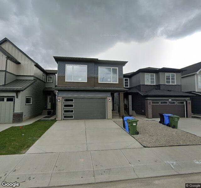 Street view of 704 Creekstone Circle SW, Calgary