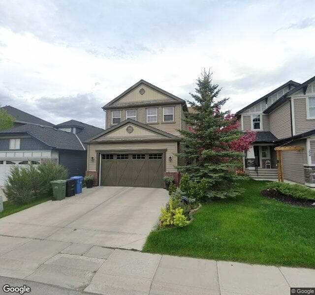 Street view of 298 Chaparral Valley Terrace SE, Calgary