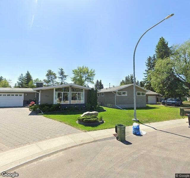 Street view of 15005 75 Avenue NW, Edmonton