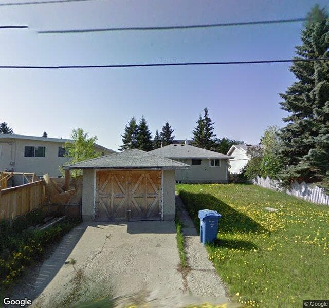 Street view of 5438 Valentine Crescent SE, Calgary