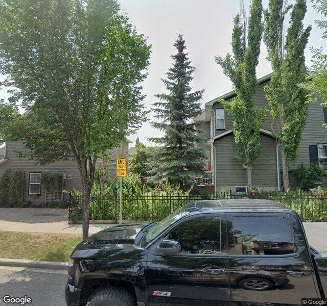 Street view of 8 Prestwick Manor SE, Calgary