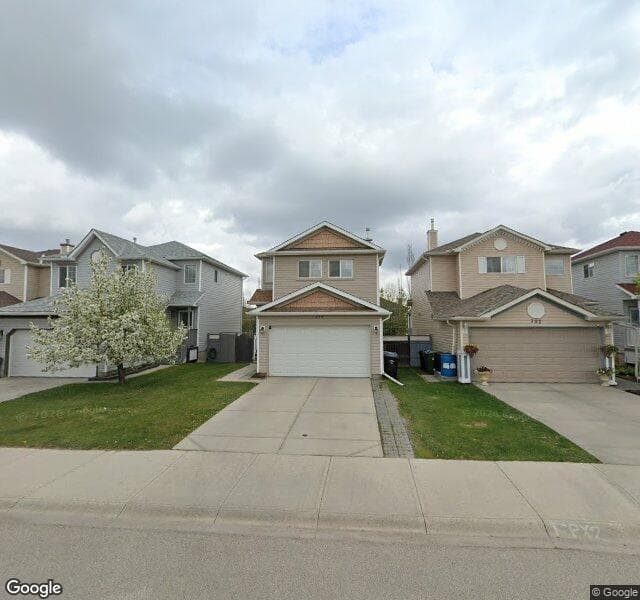 Street view of 258 Bridleridge Way SW, Calgary