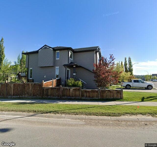 Street view of 106 Tuscany Springs Hill NW, Calgary