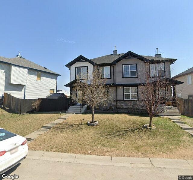 Street view of 75 Saddlebrook Common NE, Calgary