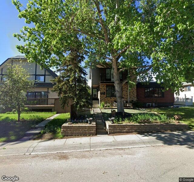 Street view of 11158 Sacramento Drive SW, Calgary