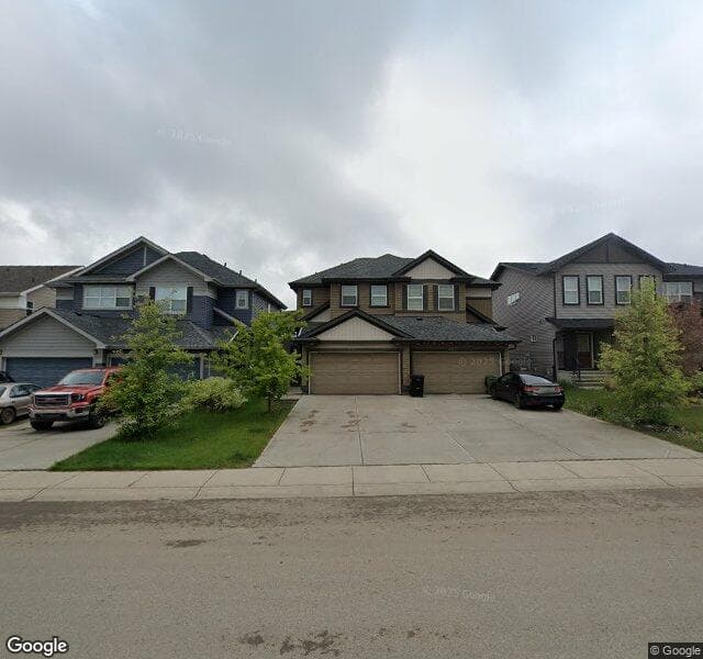 Street view of 438 Crystallina Nera Drive NW, Edmonton