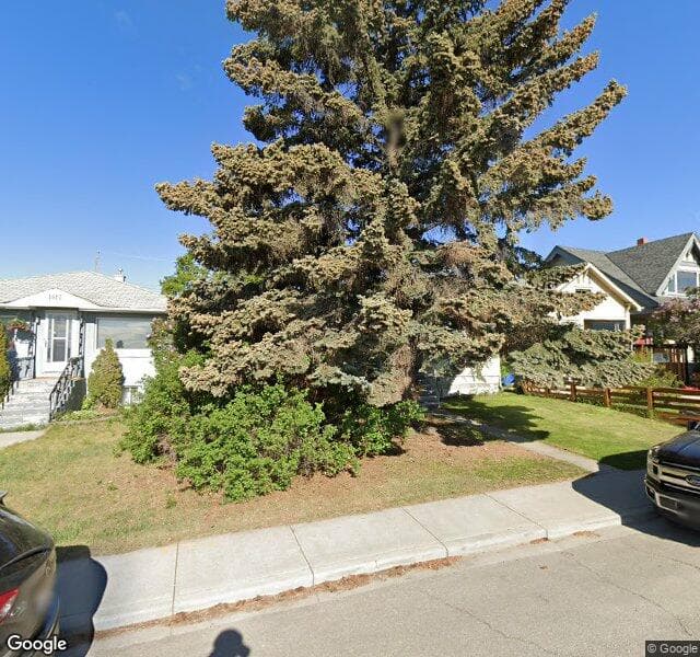 Street view of 1811 William Street SE, Calgary