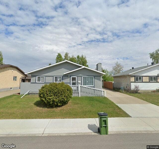 Street view of 9820 163 Avenue NW, Edmonton