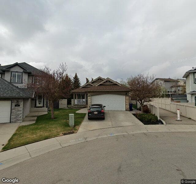 Street view of 36 Hidden Ranch Mews NW, Calgary