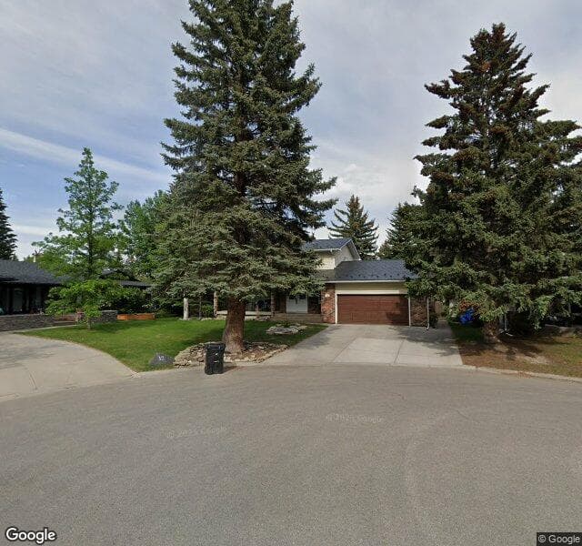 Street view of 10 Varsconna Place NW, Calgary