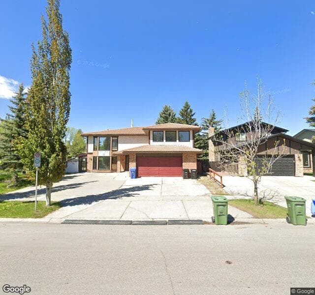 Street view of 308 Woodfield Road SW, Calgary