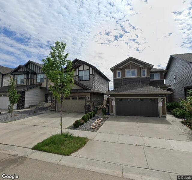 Street view of 5327 Schonsee Drive NW, Edmonton