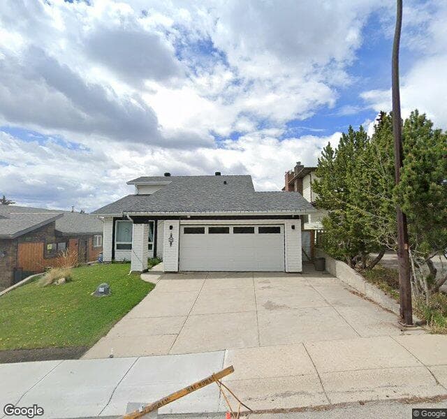 Street view of 43 Edgehill Rise NW, Calgary