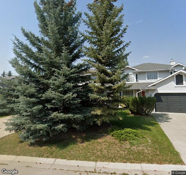 Street view of 16 Valley Meadow Close NW, Calgary