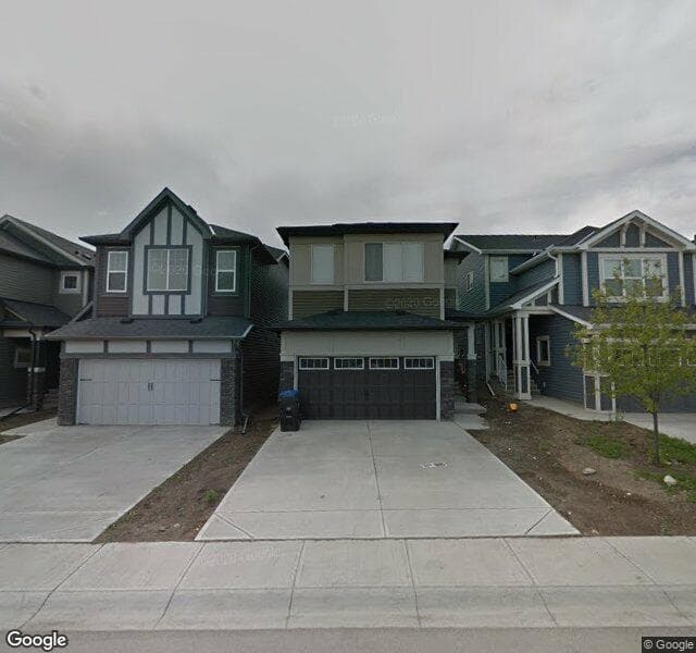 Street view of 145 Evansborough Common NW, Calgary
