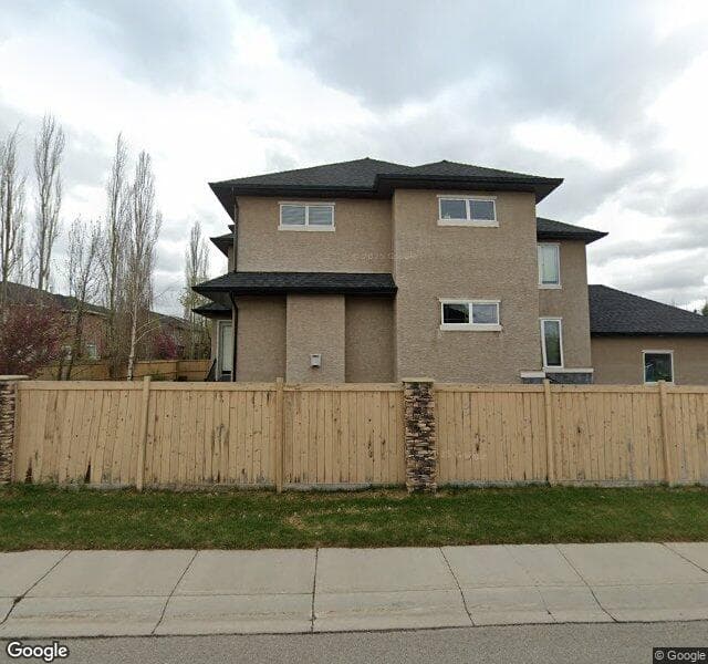 Street view of 1823 Evergreen Drive SW, Calgary