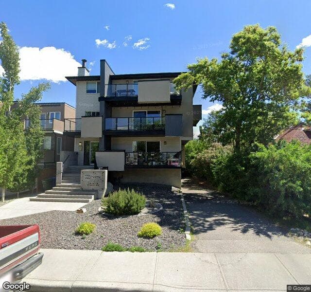 Street view of 101-1810 16 Street SW, Calgary