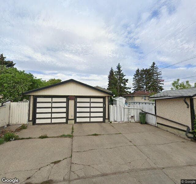 Street view of 12849 87 Street NW, Edmonton