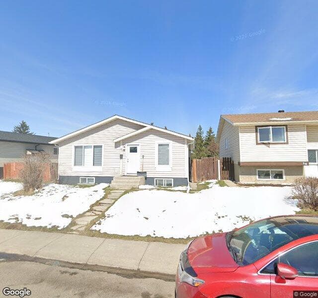Street view of 40 Castledale Way NE, Calgary